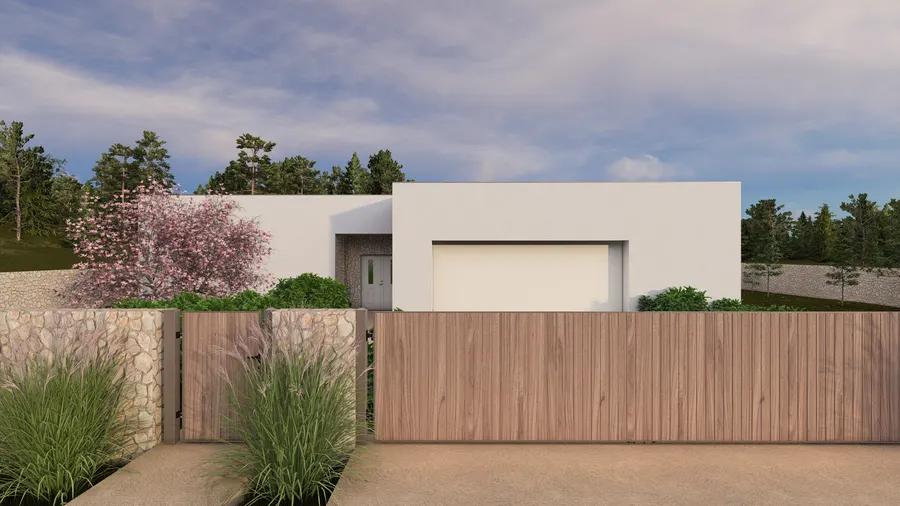 Projekt domu z zielonym tarasem — nowoczesna architektura, Trójmiasto
